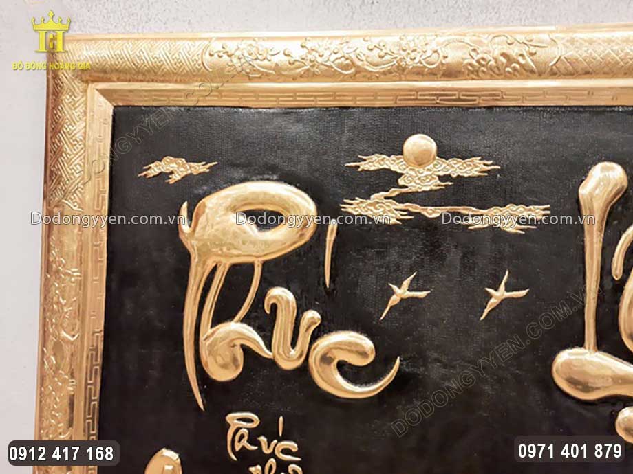 Khung tranh liền đồng chạm tứ qu&yacute; v&ocirc; c&ugrave;ng đẹp